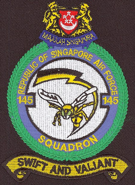 Stemma del 145 Sqn RSiAF 145 Sqn RSiAF crest